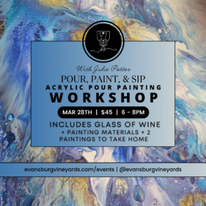 Acrylic Pour, Paint & Sip Workshop